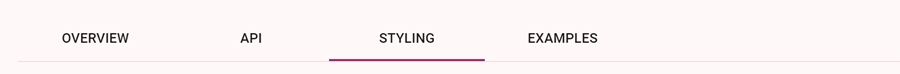 Material Styling Tab